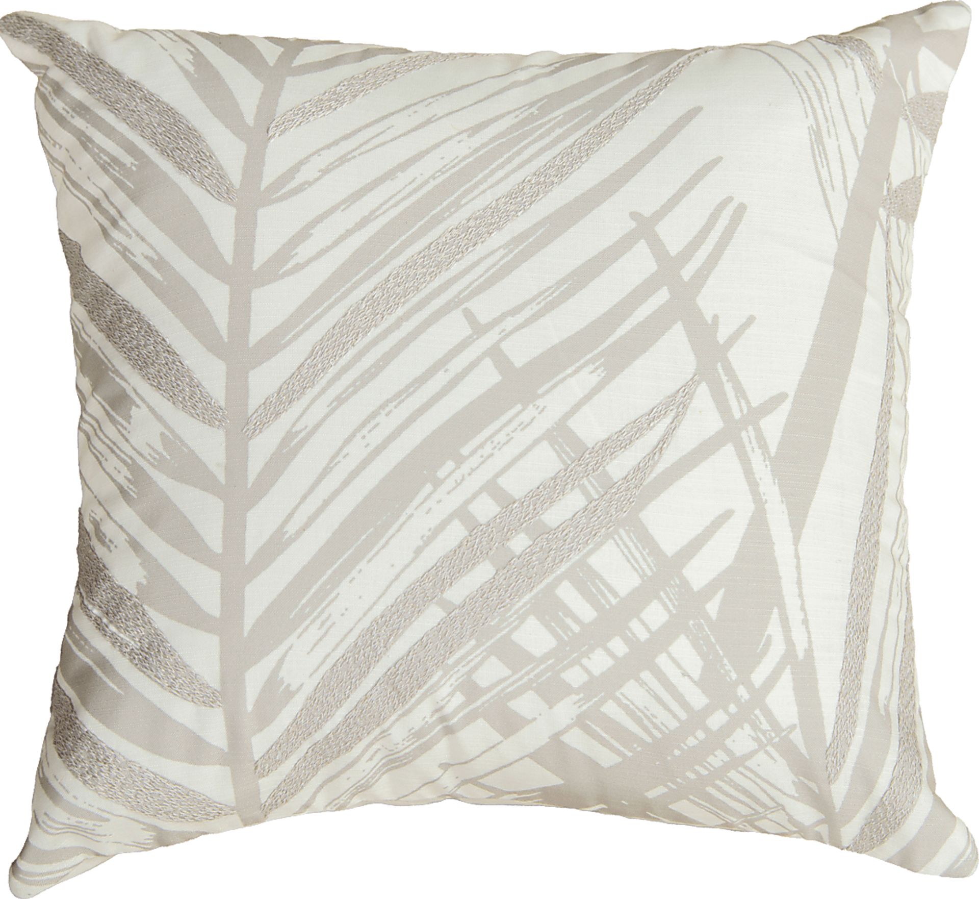 Palmus Gray Indoor/Outdoor Accent Pillow - Image 1