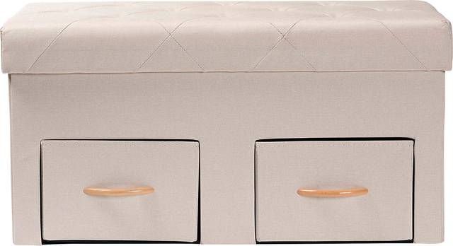 Palmya Beige Ottoman - Thumbnail - Image 3