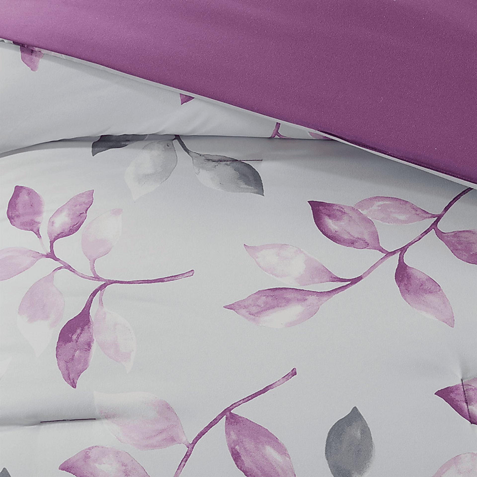 Palmyra Purple 9 Pc Queen Comforter Set - Image 2