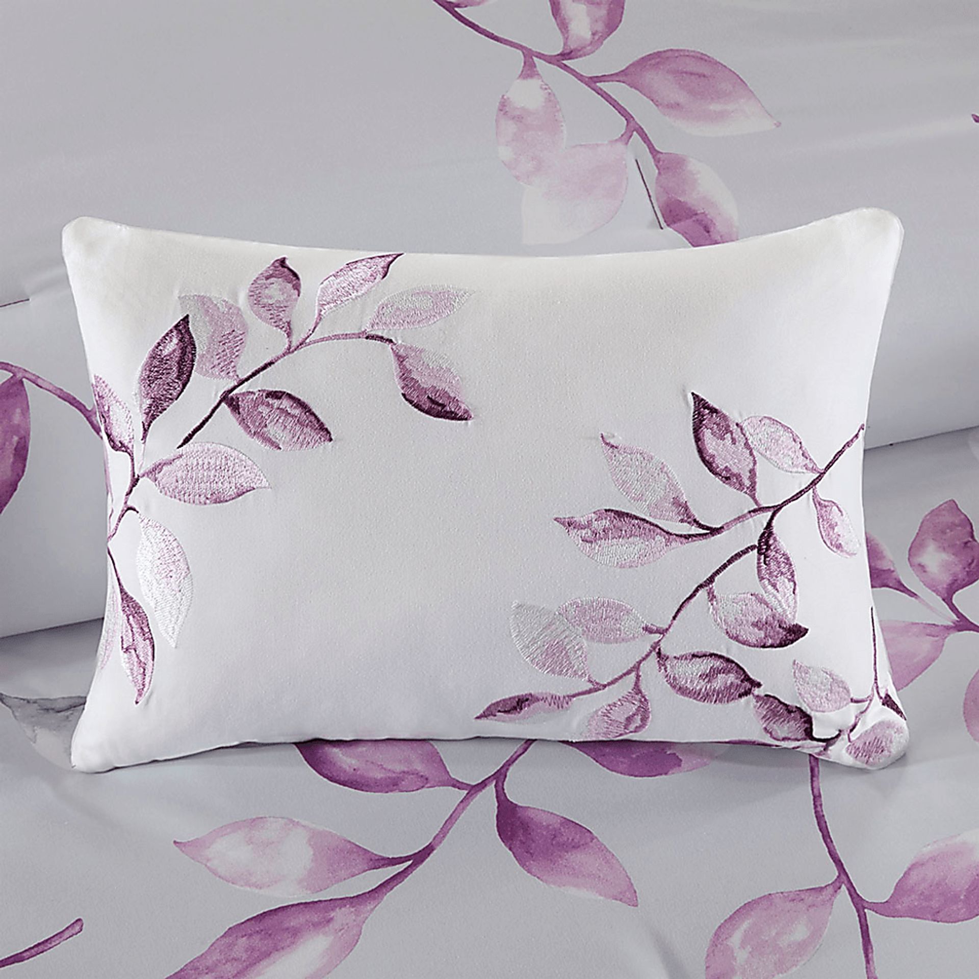 Palmyra Purple 9 Pc Queen Comforter Set - Image 3