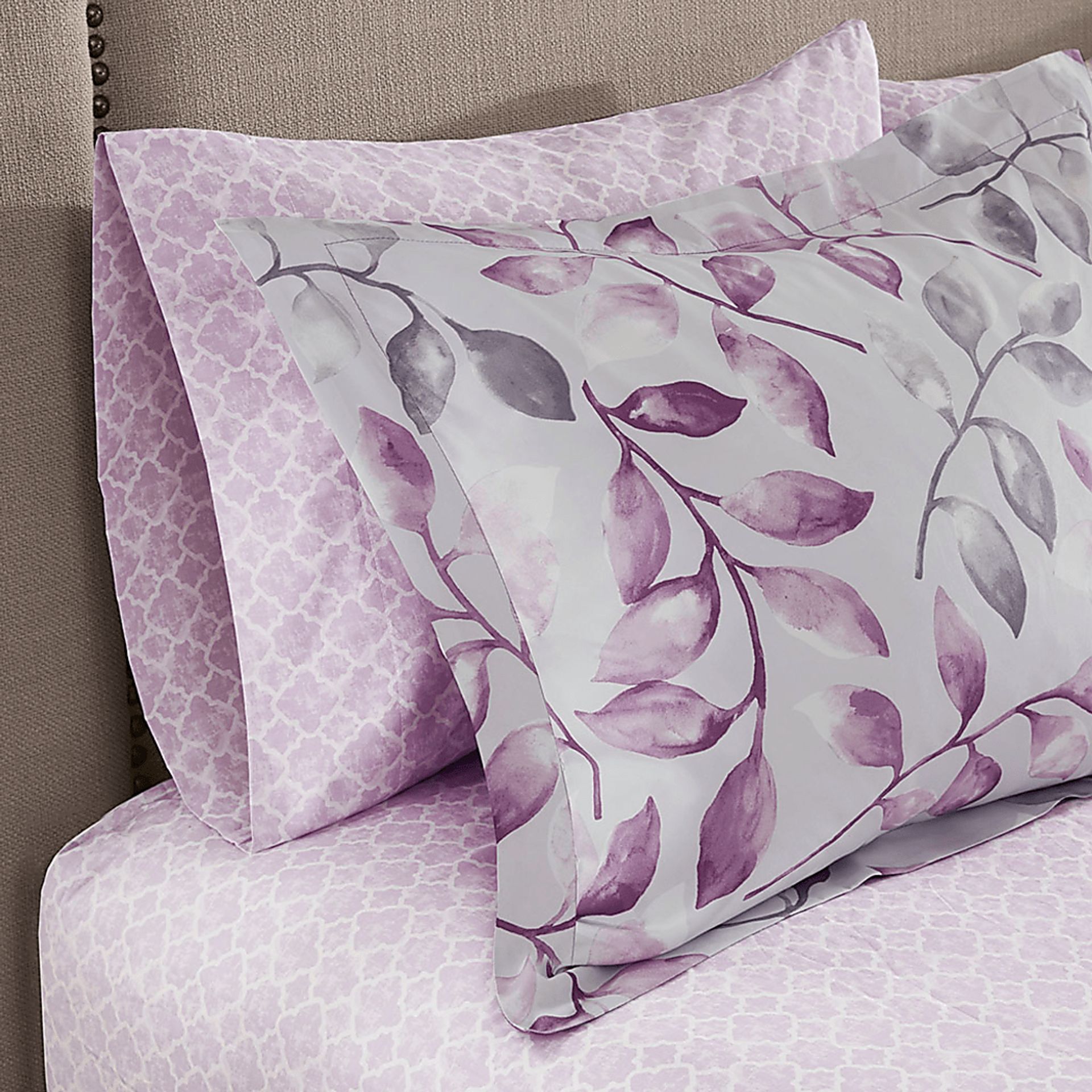 Palmyra Purple 9 Pc Queen Comforter Set - Image 4