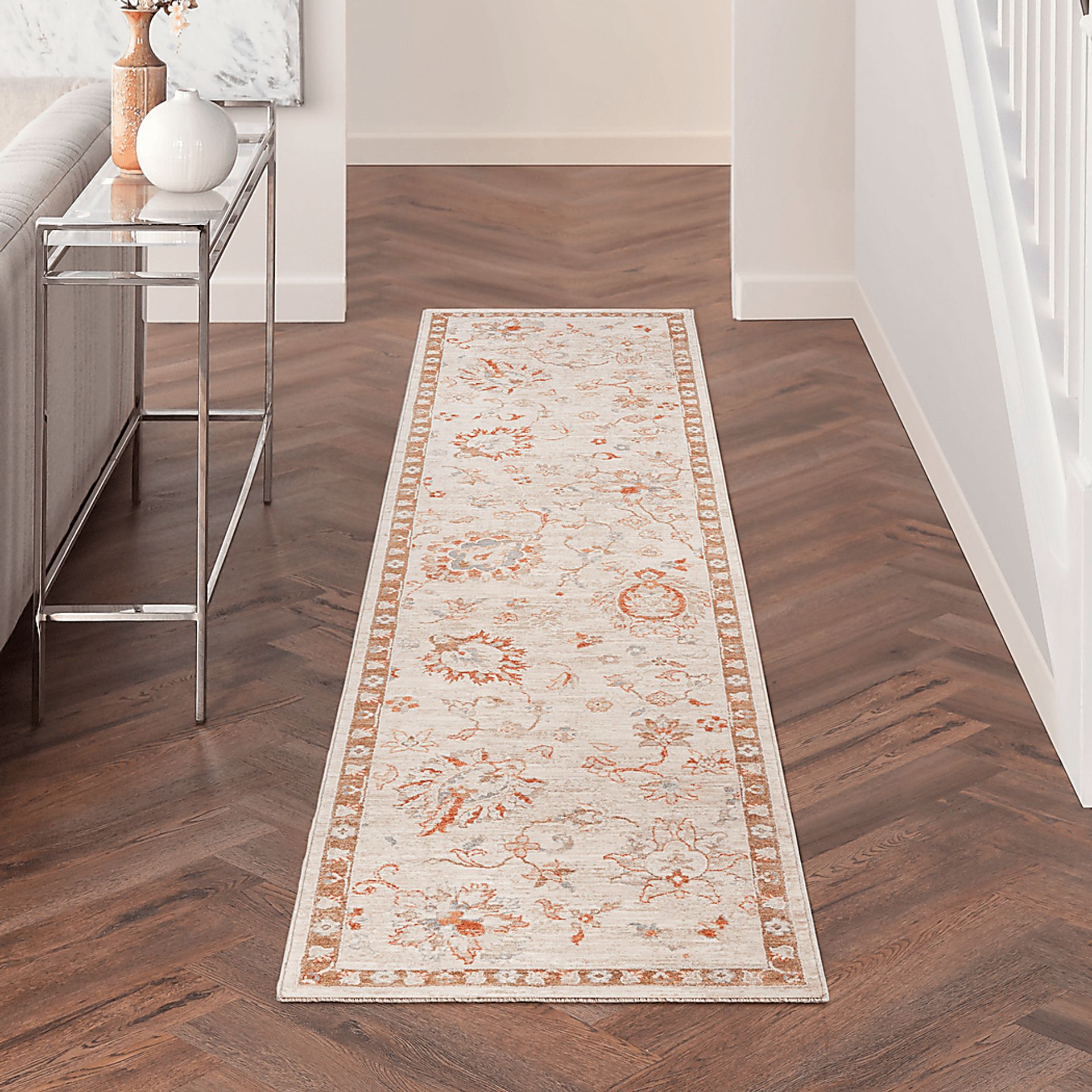 Palmyri Beige 2'3 x 10'2 Runner Rug - Image 2