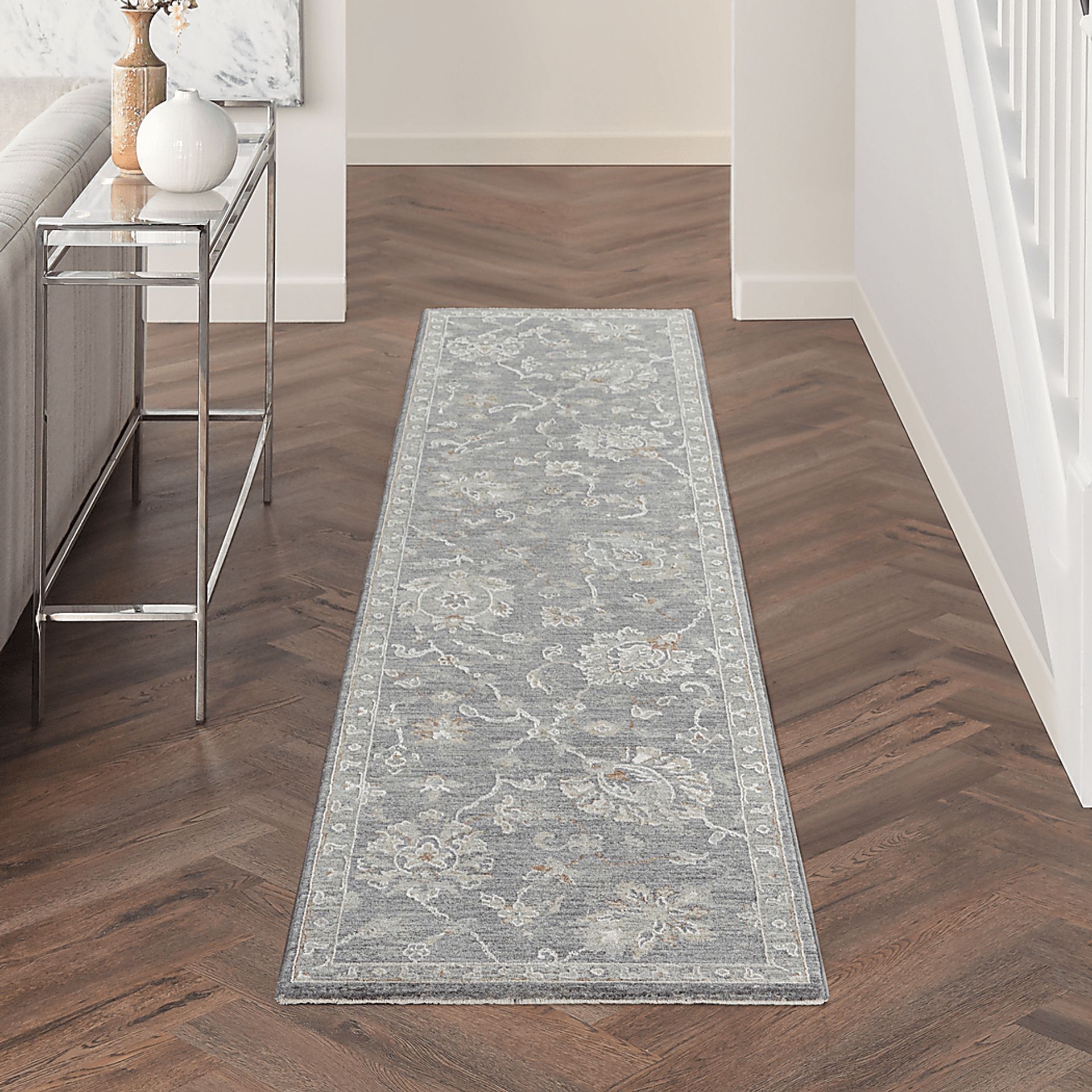 Palmyri Black 2'3 x 10'2 Runner Rug - Image 2