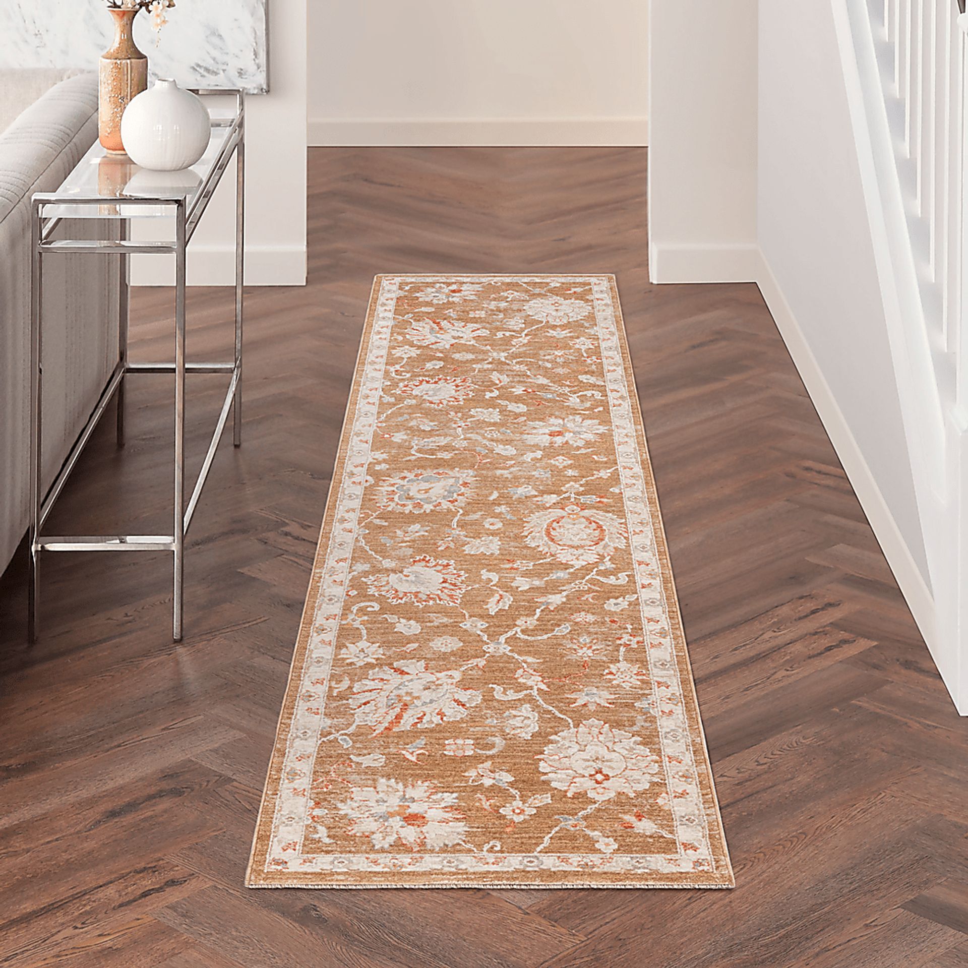Palmyri Brown 2'3 x 10'2 Runner Rug - Image 2