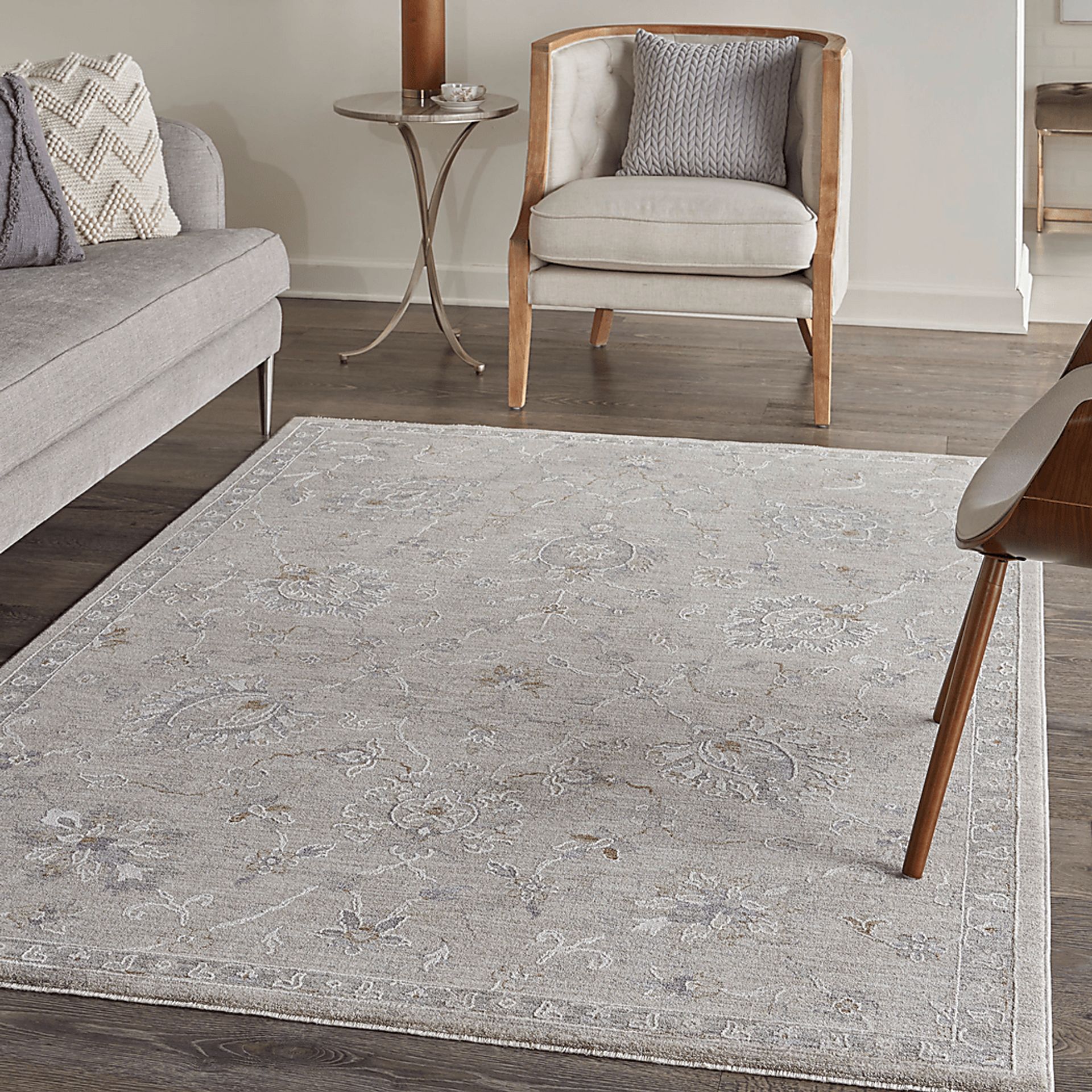 Palmyri Light Gray 9'3 x 12'7 Rug - Image 2
