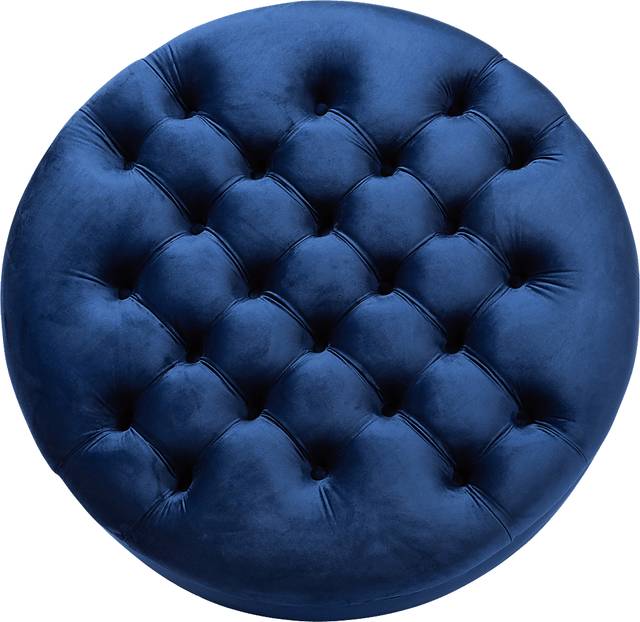 Palmyro Blue Cocktail Ottoman - Thumbnail - Image 3