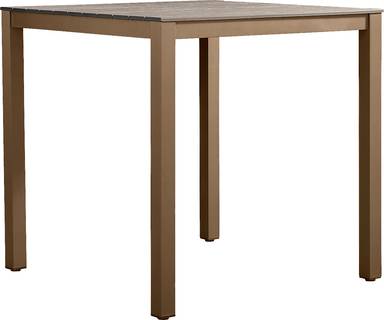 square bar height table