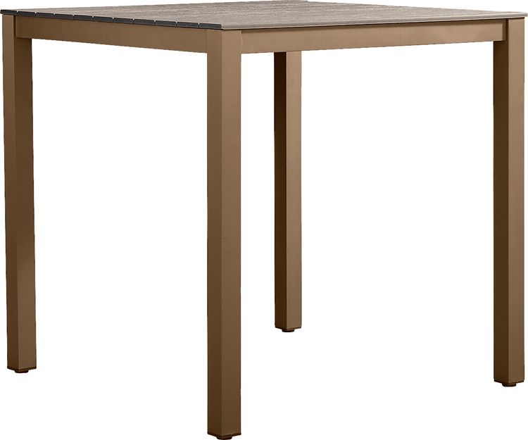 square bar height table