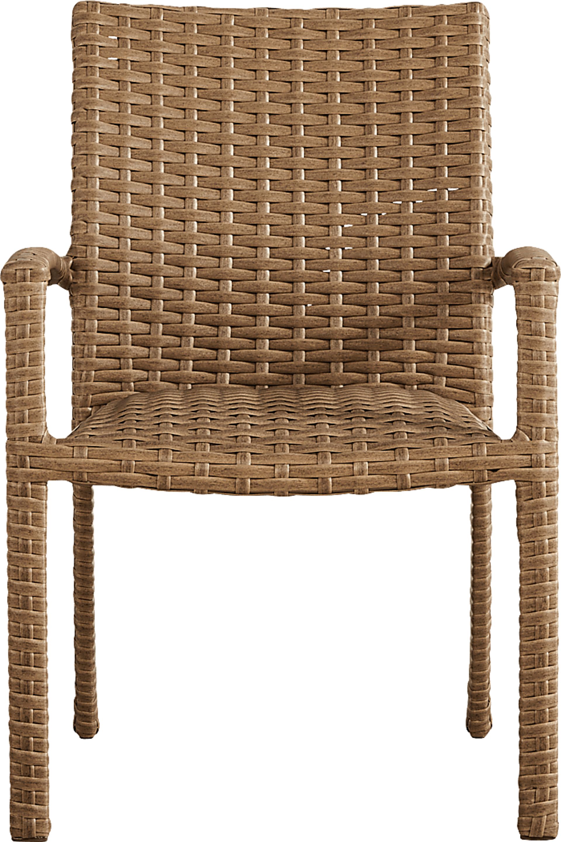 Paloma Brown 7 Pc 72 in. Outdoor Dining Set - Image 5
