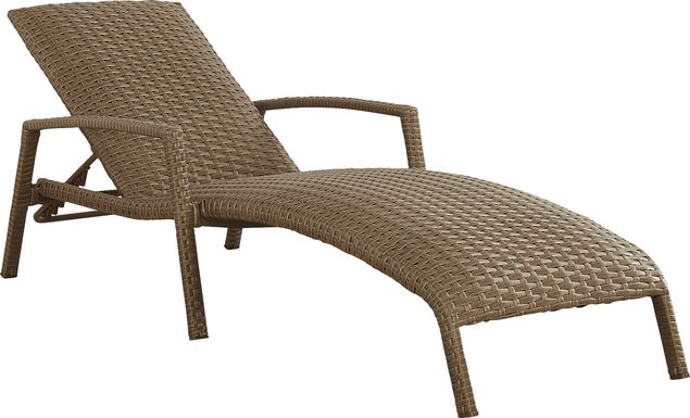 Paloma Brown Outdoor Chaise Lounge