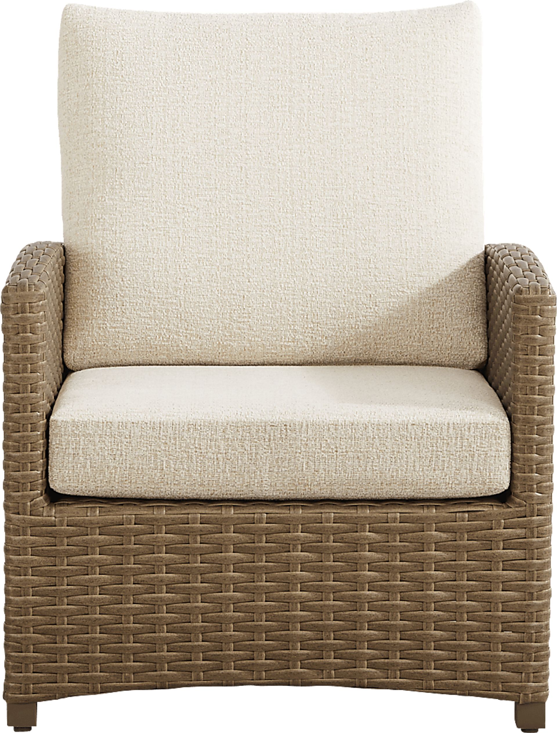 Paloma Brown 4 Pc Outdoor Seating set with Beige Cushions - Image 6