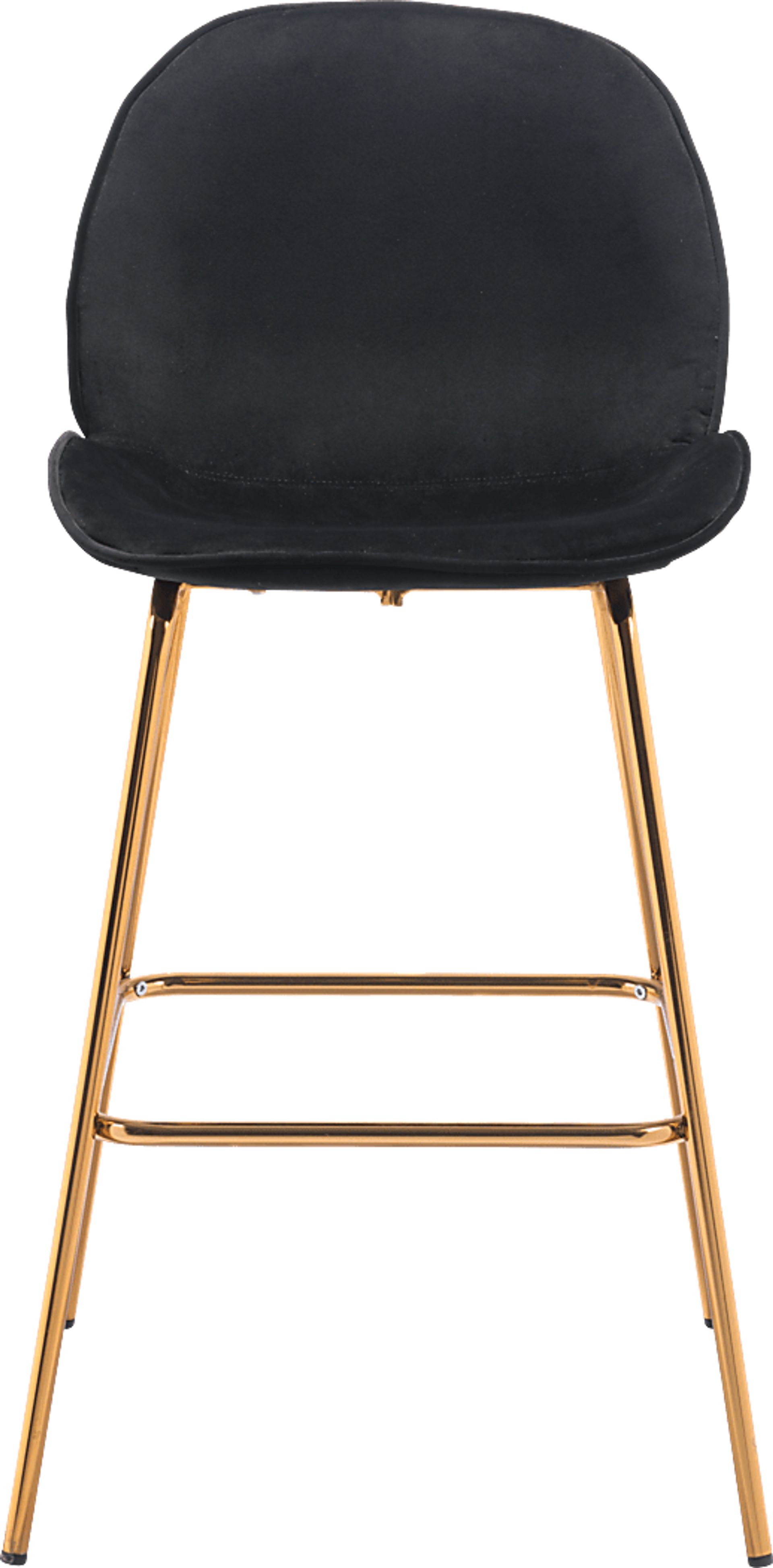 Palou Black Barstool, Set of 2 - Image 3