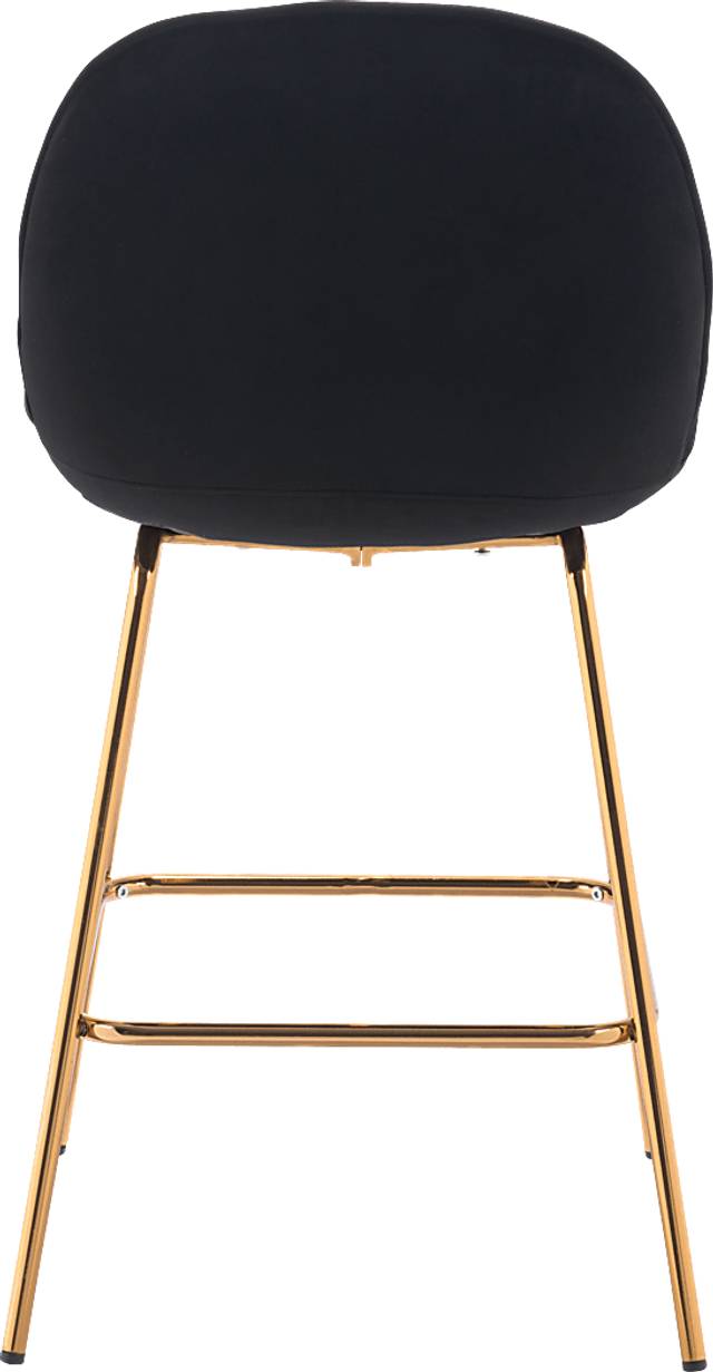 Palou Black Counter Height Stool, Set of 2 - Thumbnail - Image 4