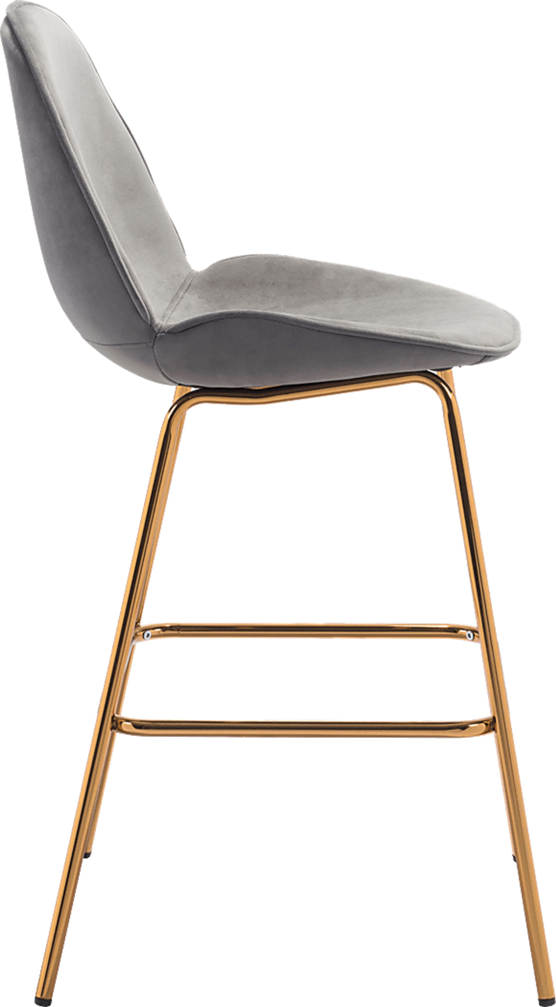 Palou Gray Barstool, Set of 2 - Image 2
