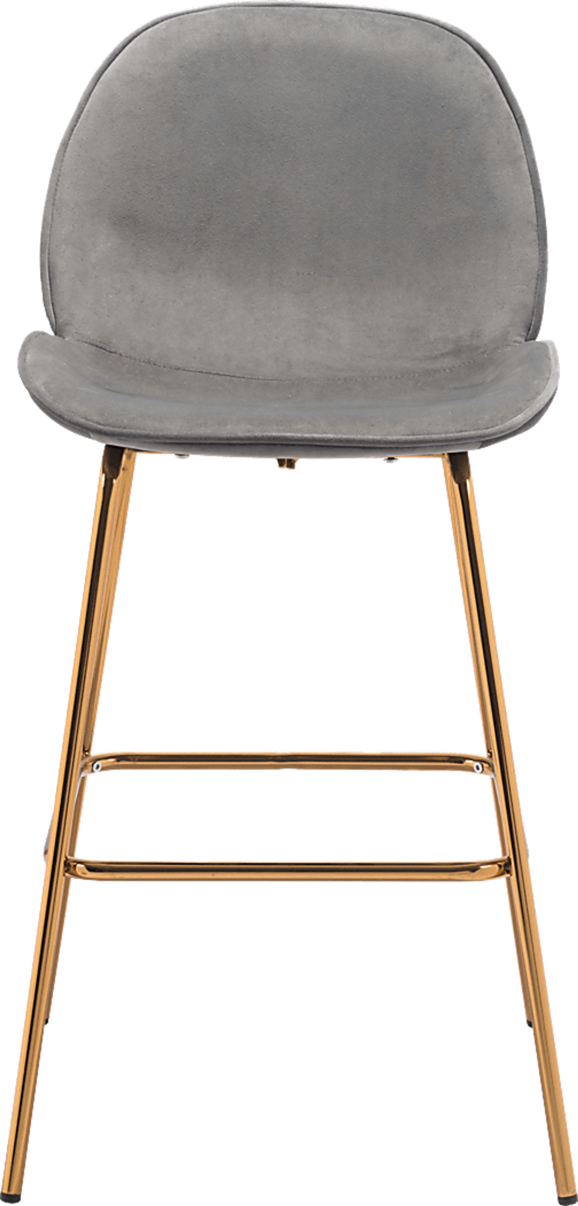 Palou Gray Barstool, Set of 2 - Image 3