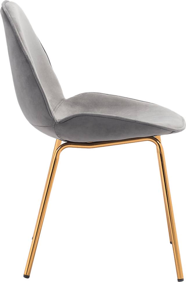 Palou Gray Side Chair, Set of 2 - Thumbnail - Image 2