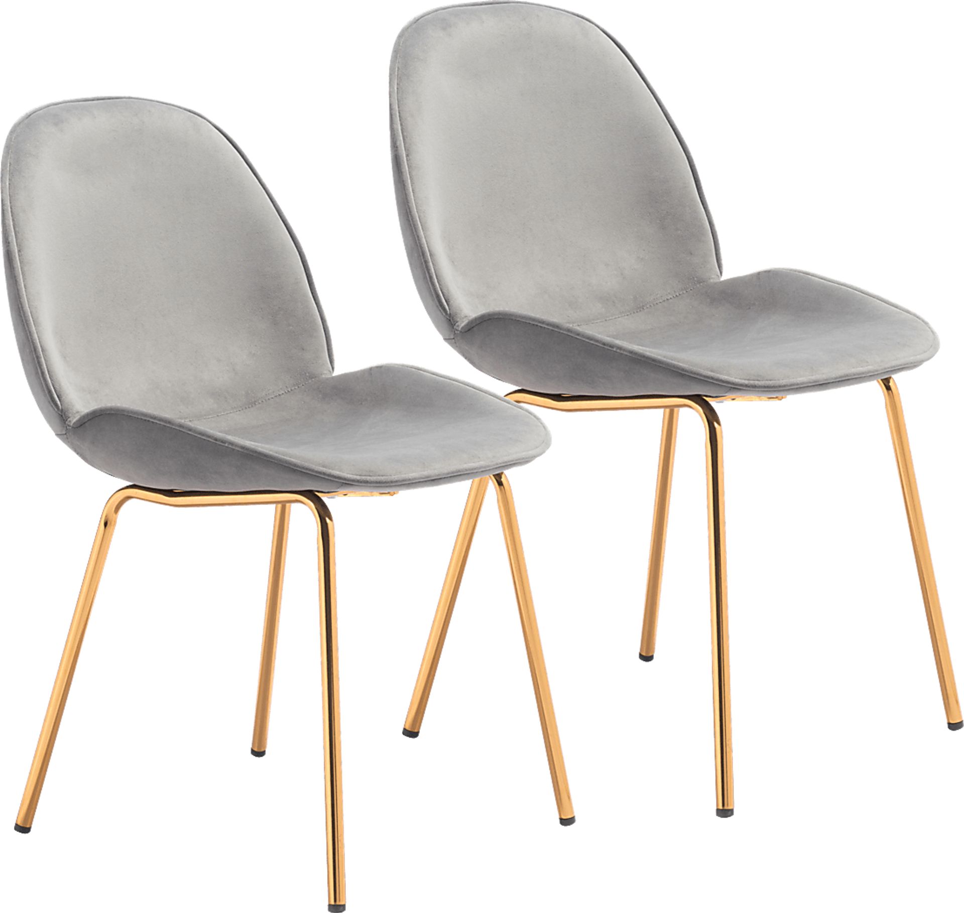 Palou Gray Side Chair, Set of 2 - Image 1