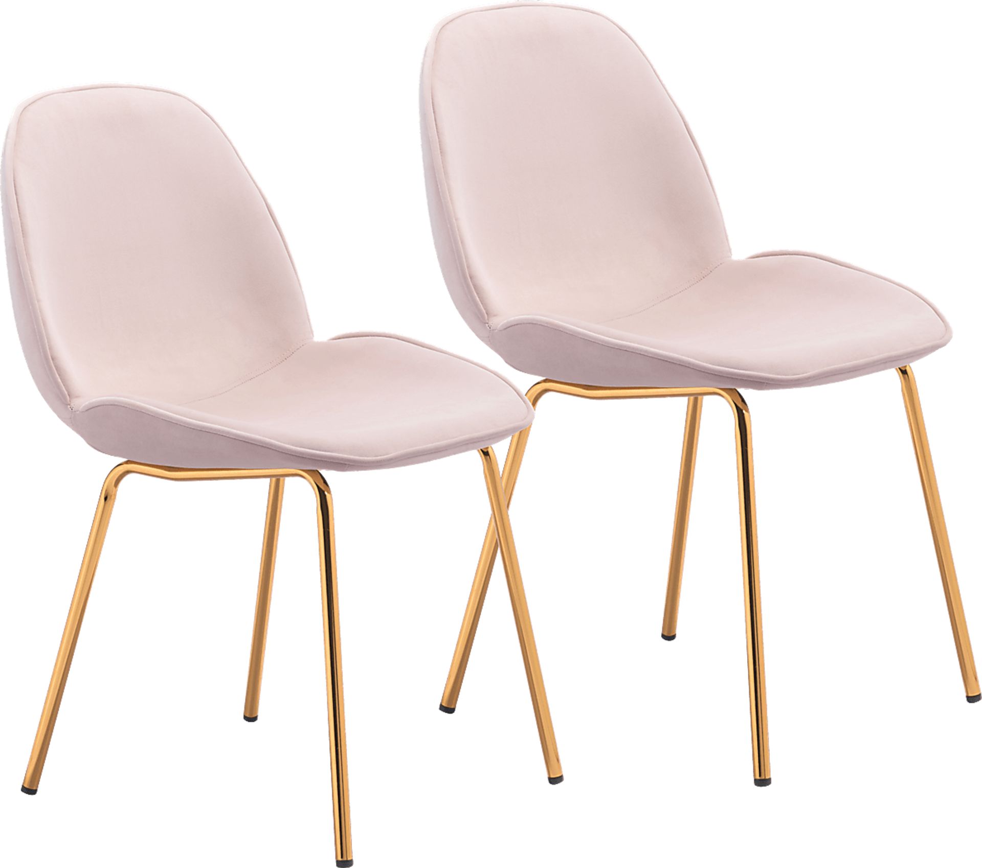 Palou Pink Side Chair, Set of 2 - Image 1