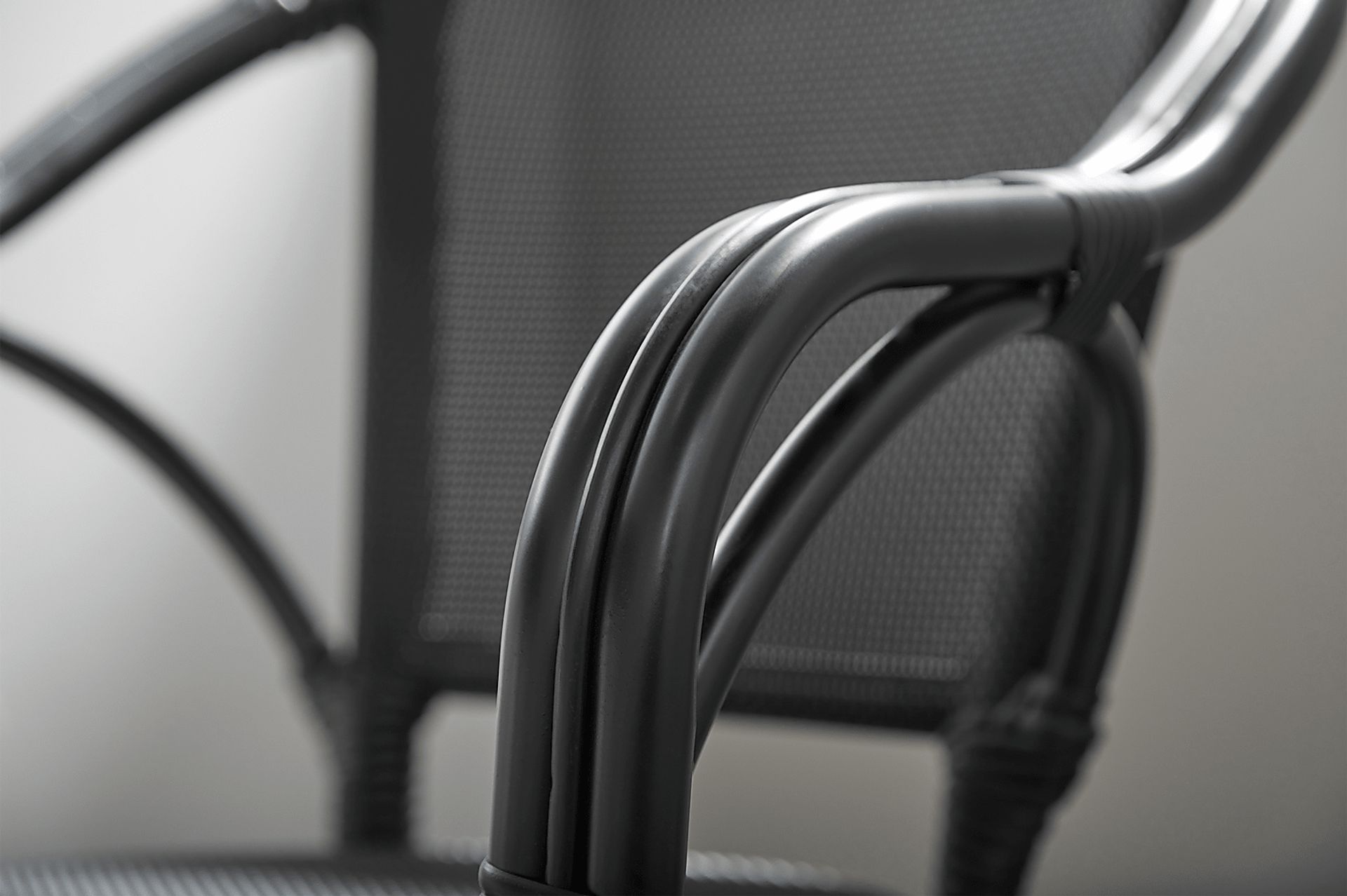 Palumbo I Black Arm Chair, Set of 2 - Image 3