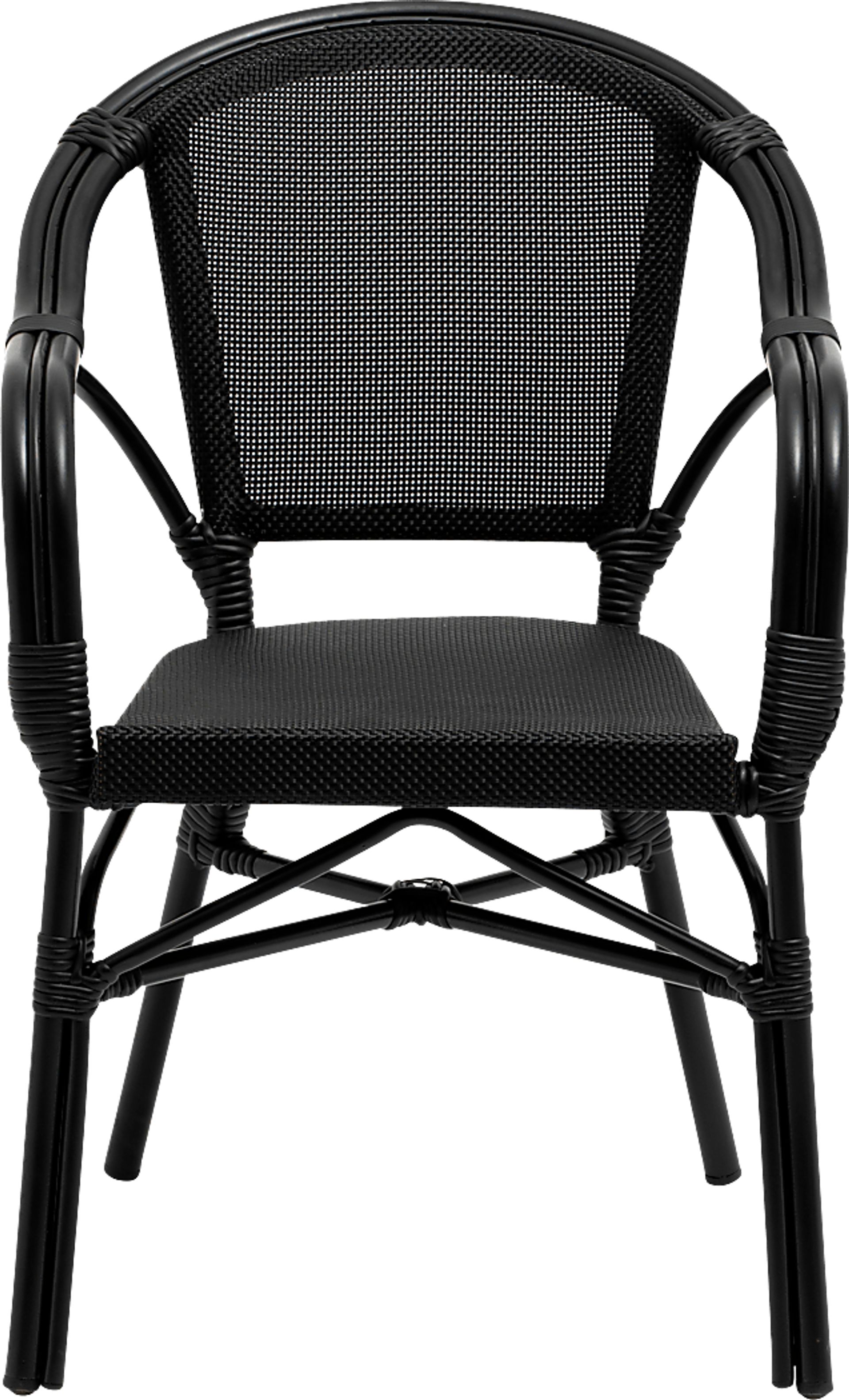 Palumbo I Black Arm Chair, Set of 2 - Image 4