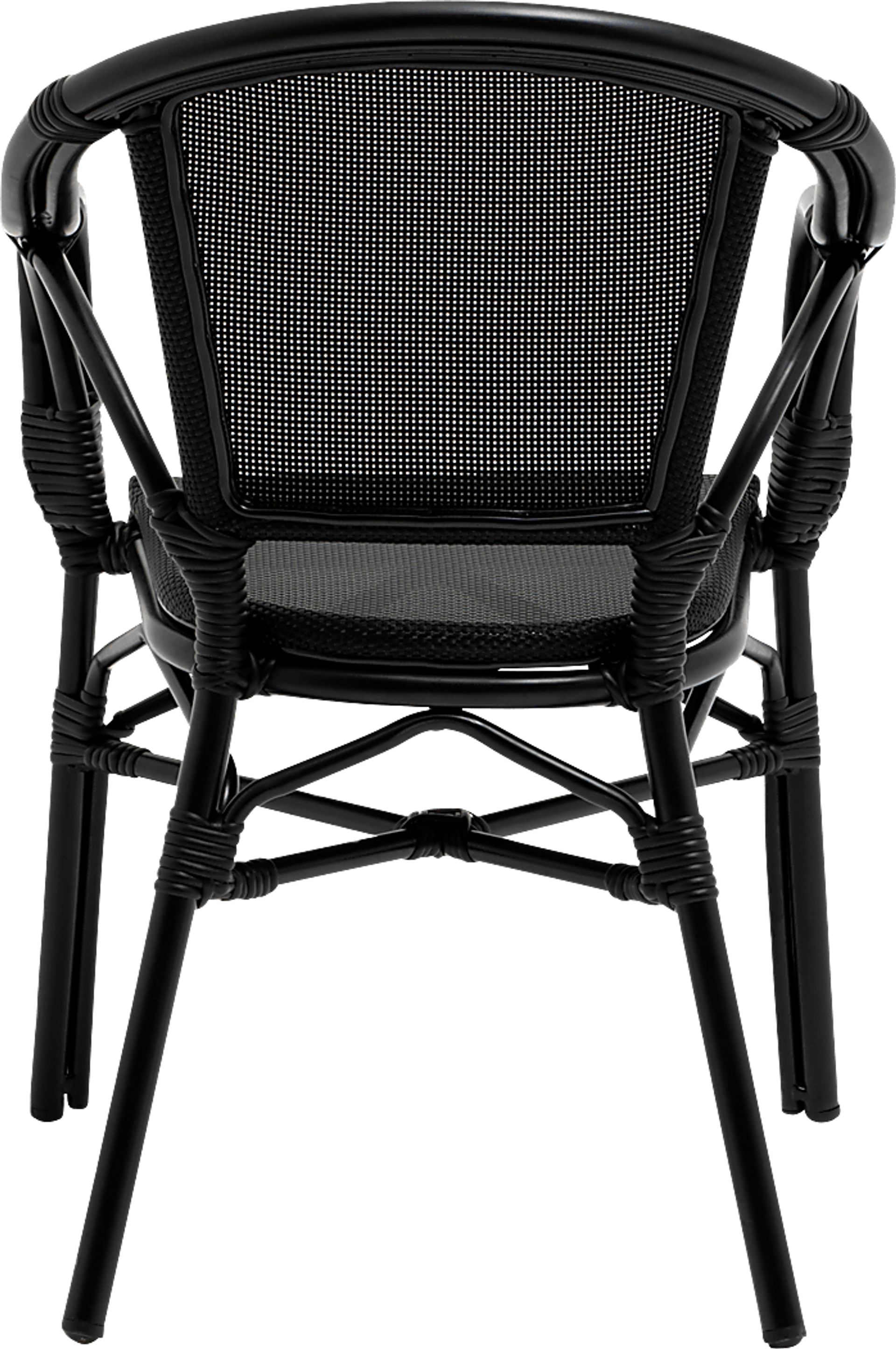 Palumbo I Black Arm Chair, Set of 2 - Image 8