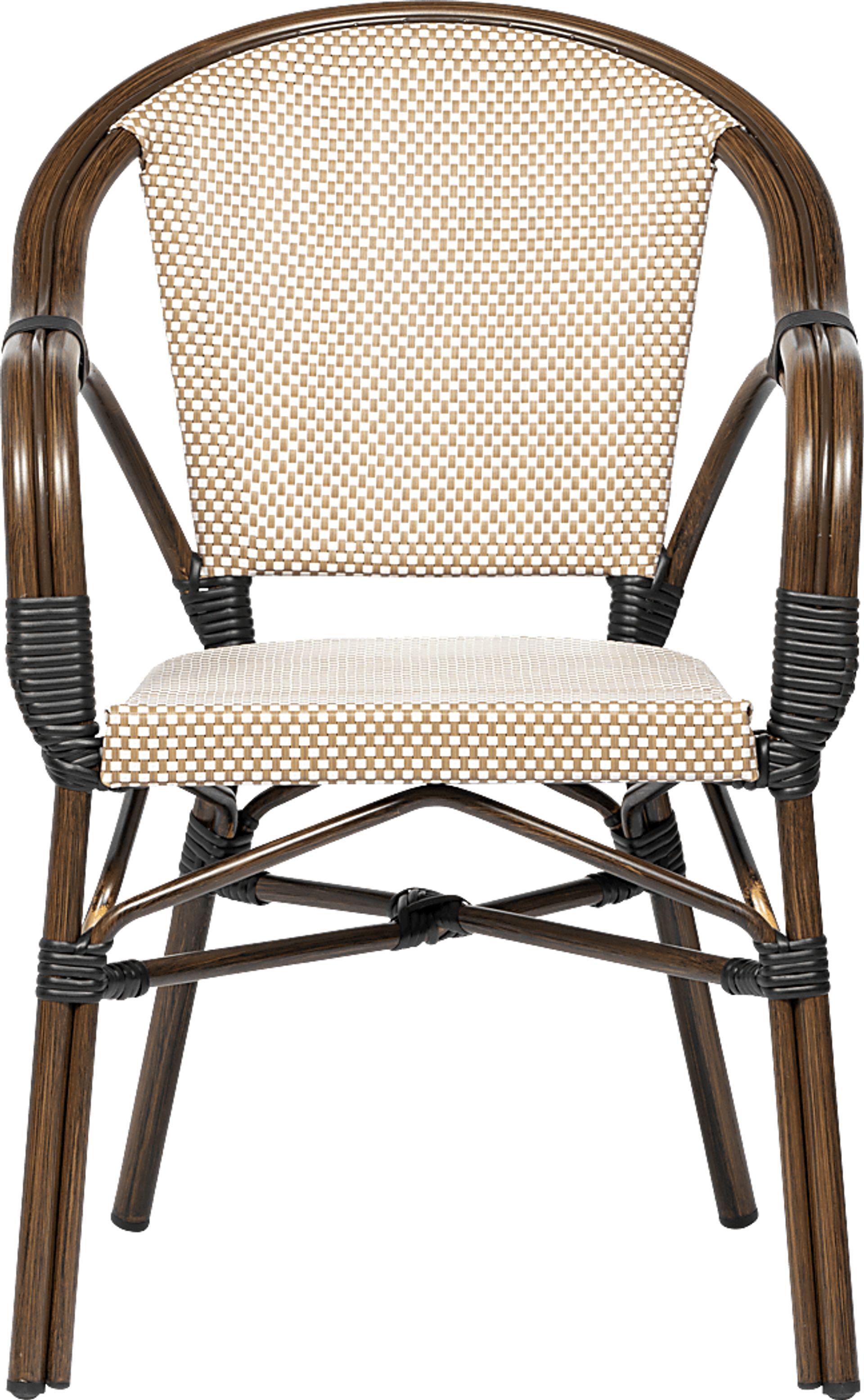 Palumbo II Brown Arm Chair, Set of 2 - Image 3