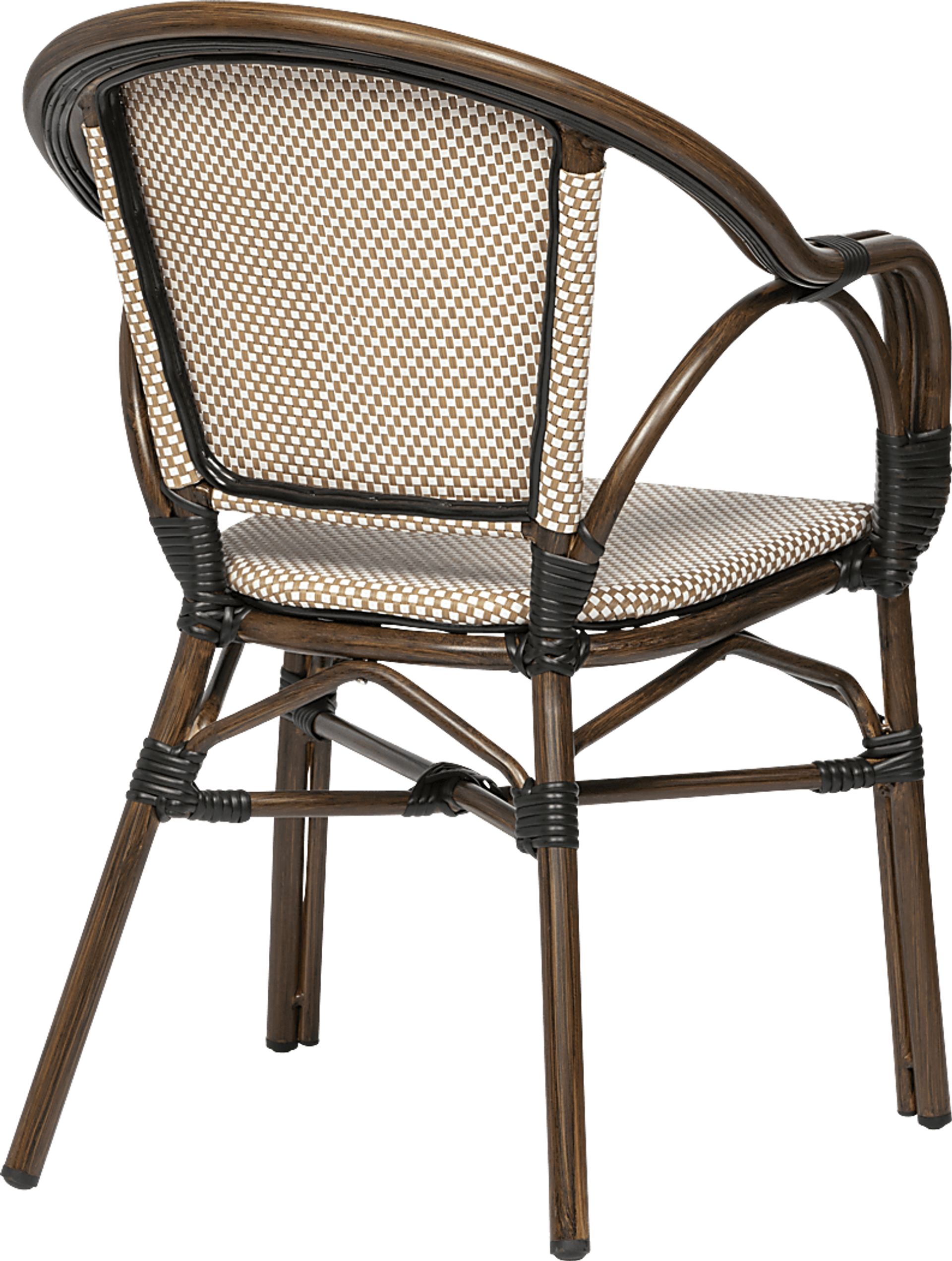 Palumbo II Brown Arm Chair, Set of 2 - Image 6