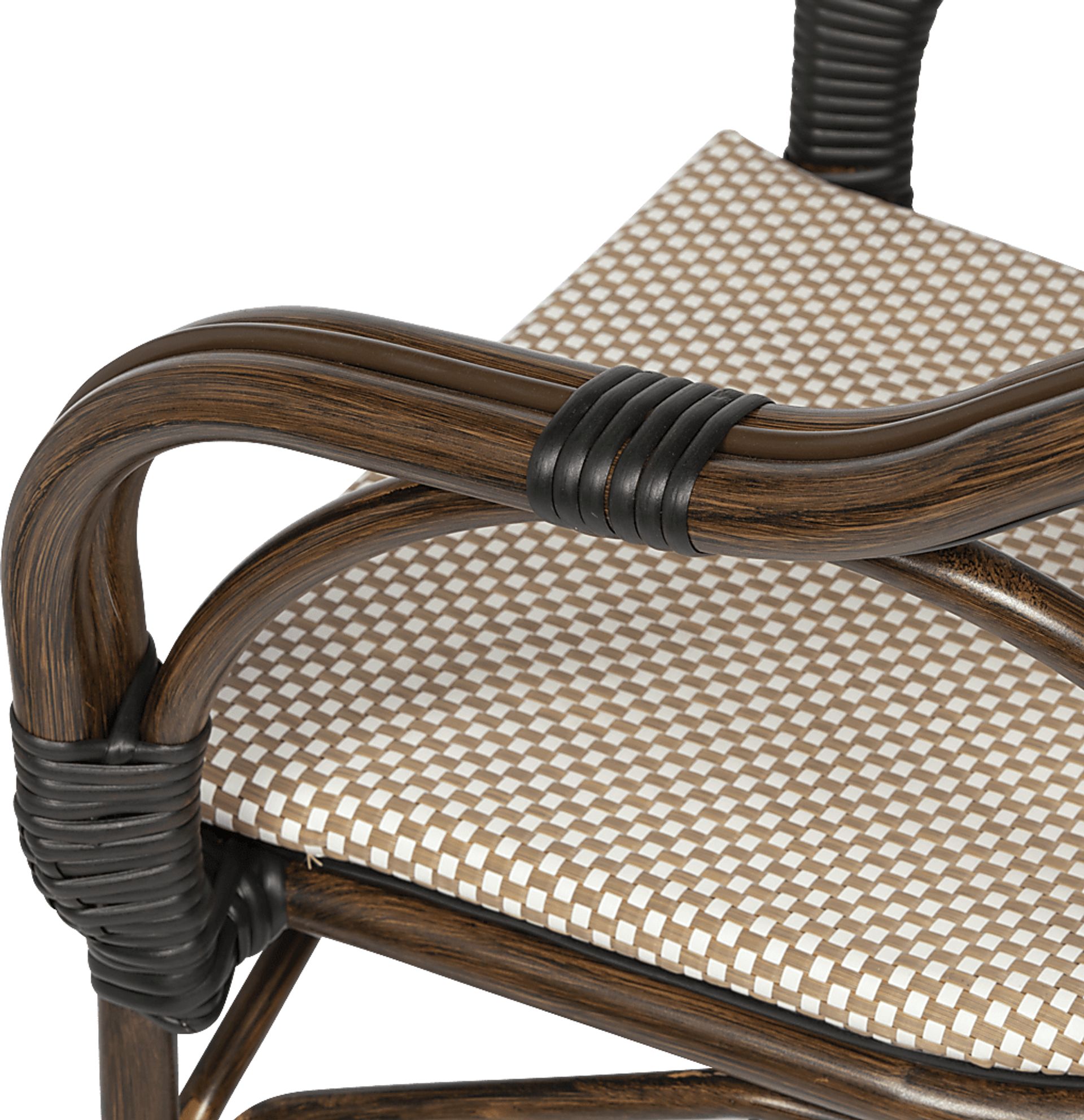 Palumbo II Brown Arm Chair, Set of 2 - Image 8