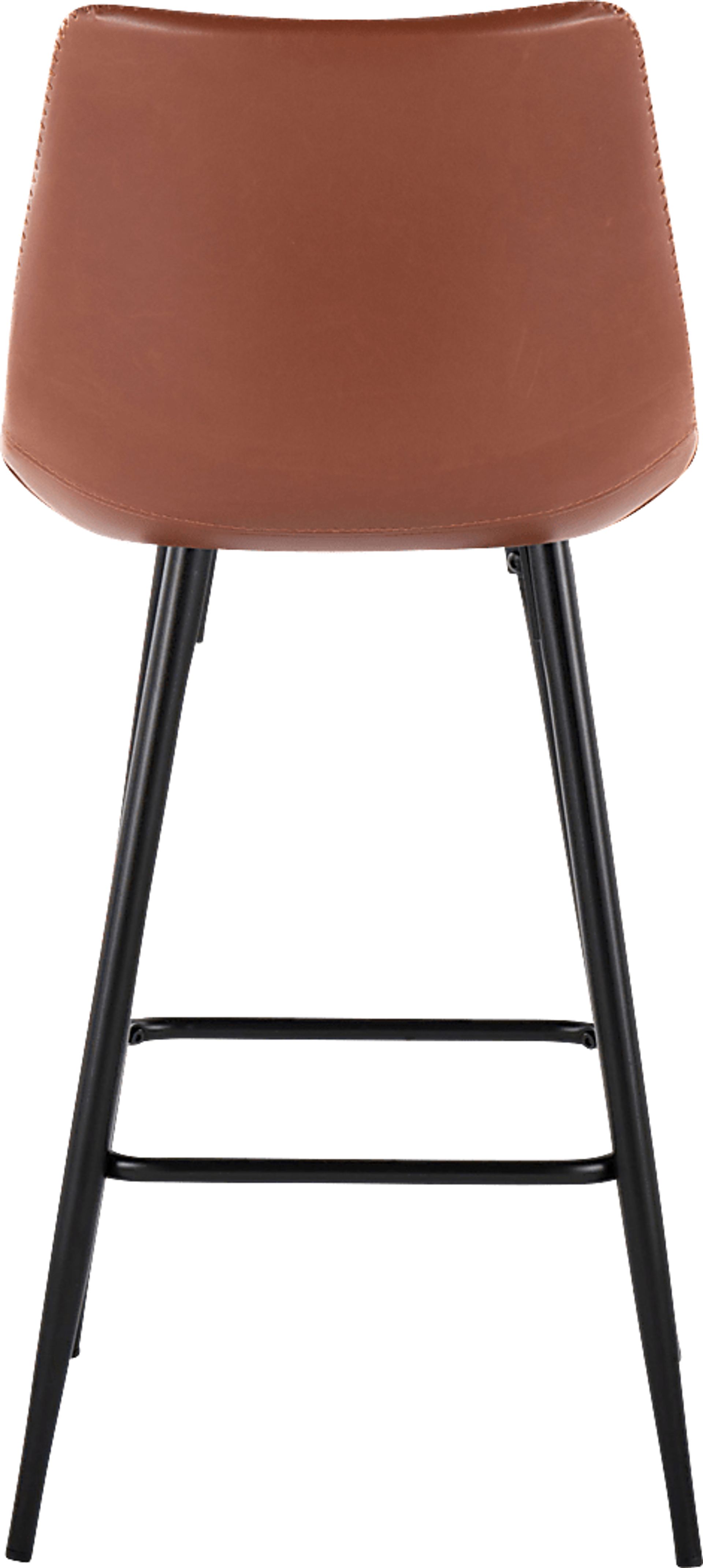 Pamco Cognac Counter Height Stool, Set of 2 - Image 6