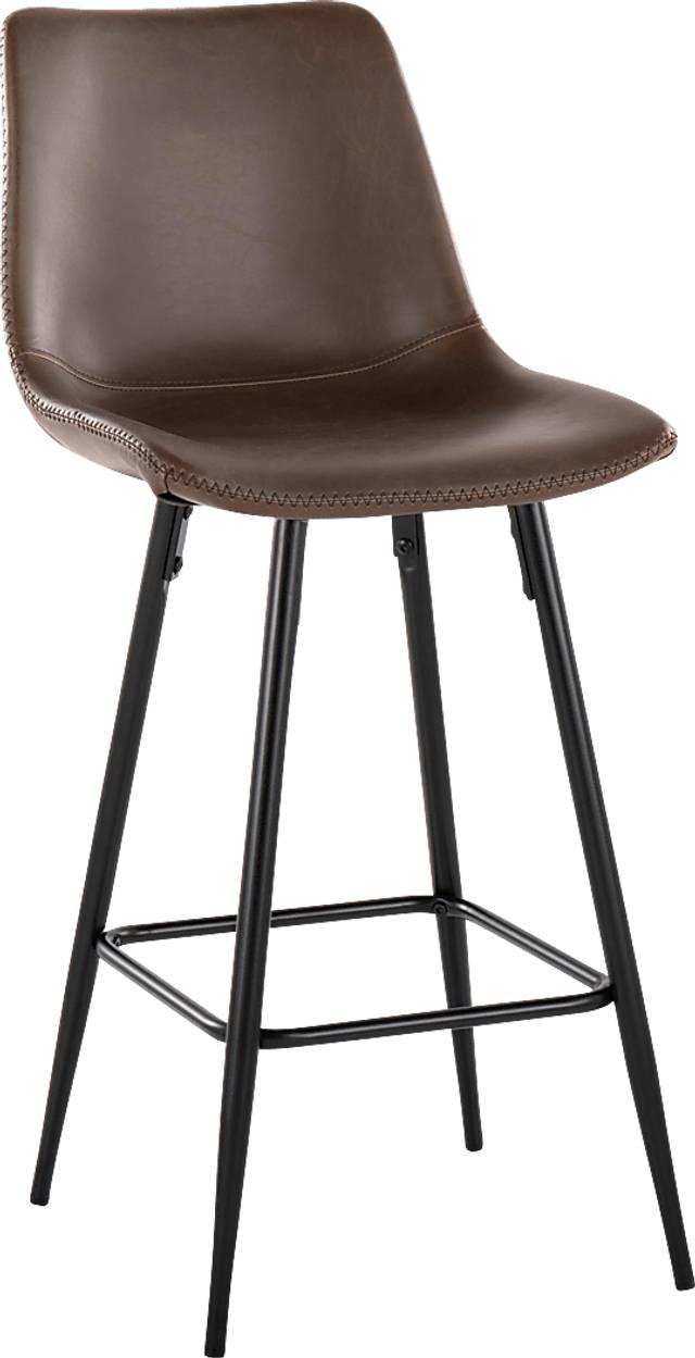 Pamco Espresso Counter Height Stool, Set of 2 - Thumbnail - Image 3