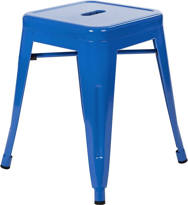 Pamelan Blue Dining Stool, Set of 4 - Thumbnail - Image 5