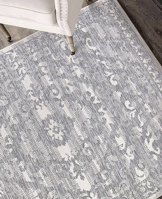 Pamelia Blue 7'10 x 10'10 Rug - Thumbnail - Image 2