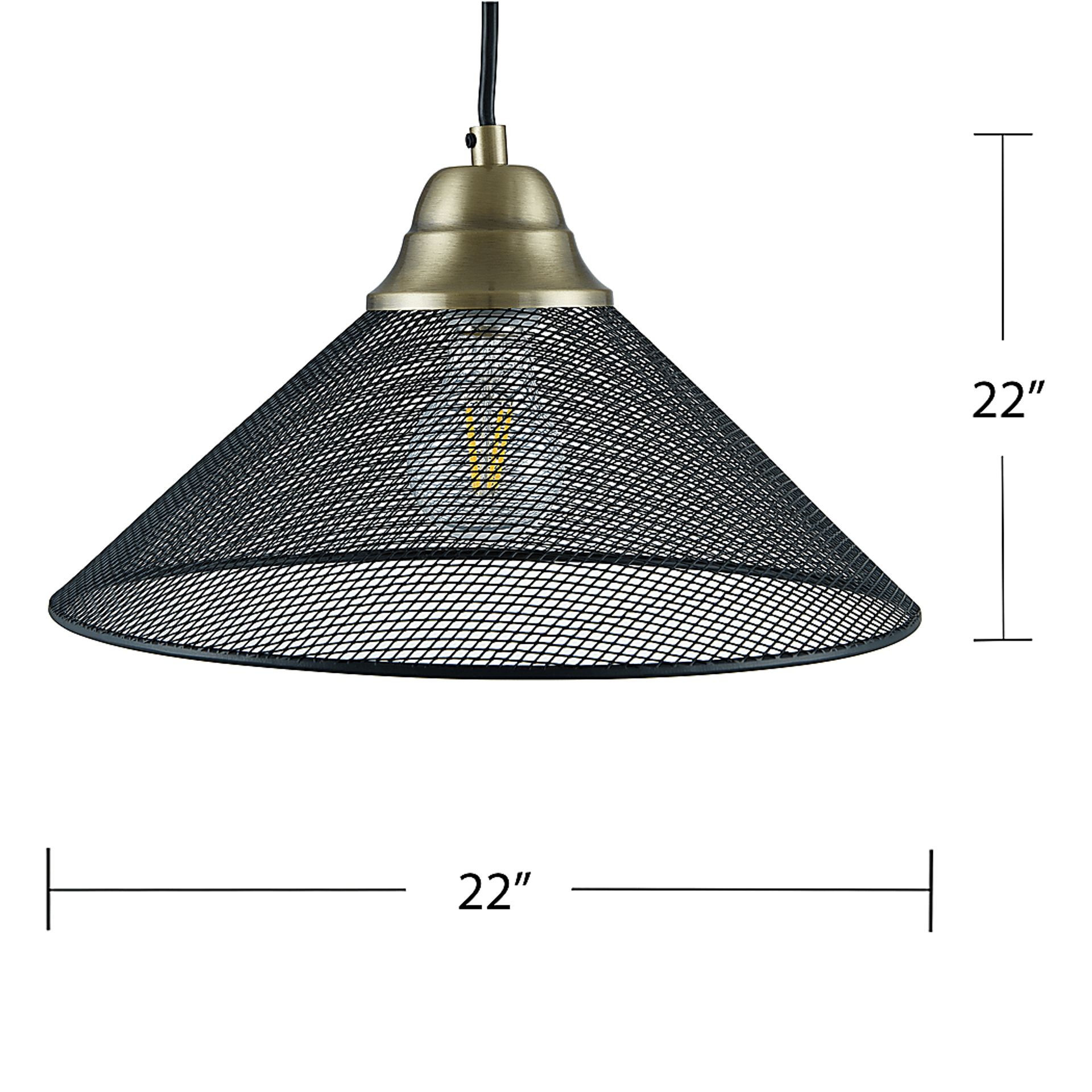 Pamlico Black Pendant - Image 6