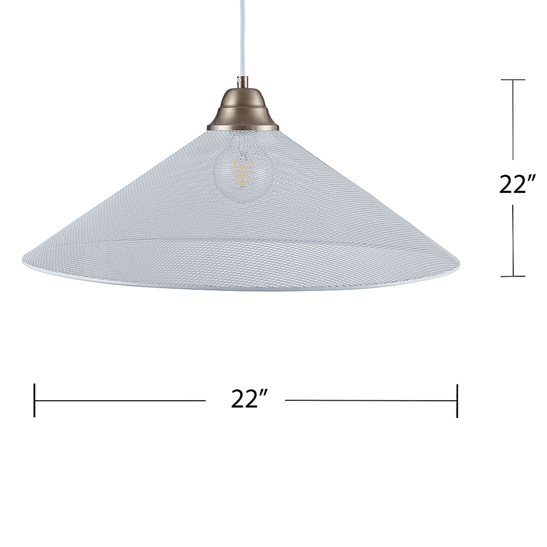 Pamlico White Pendant - Image 5