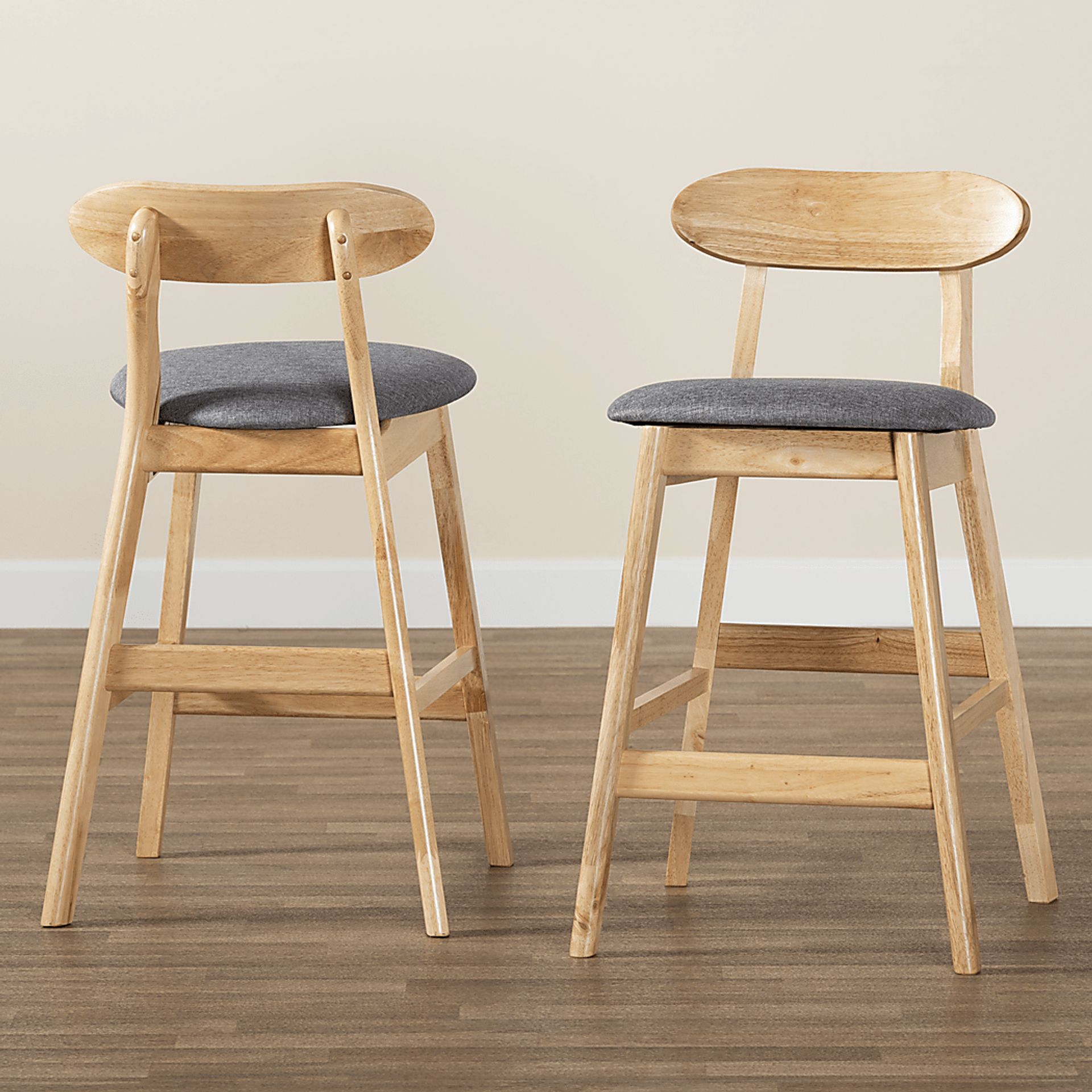 Pamona Natural Counter Stool, Set of 2 - Image 3