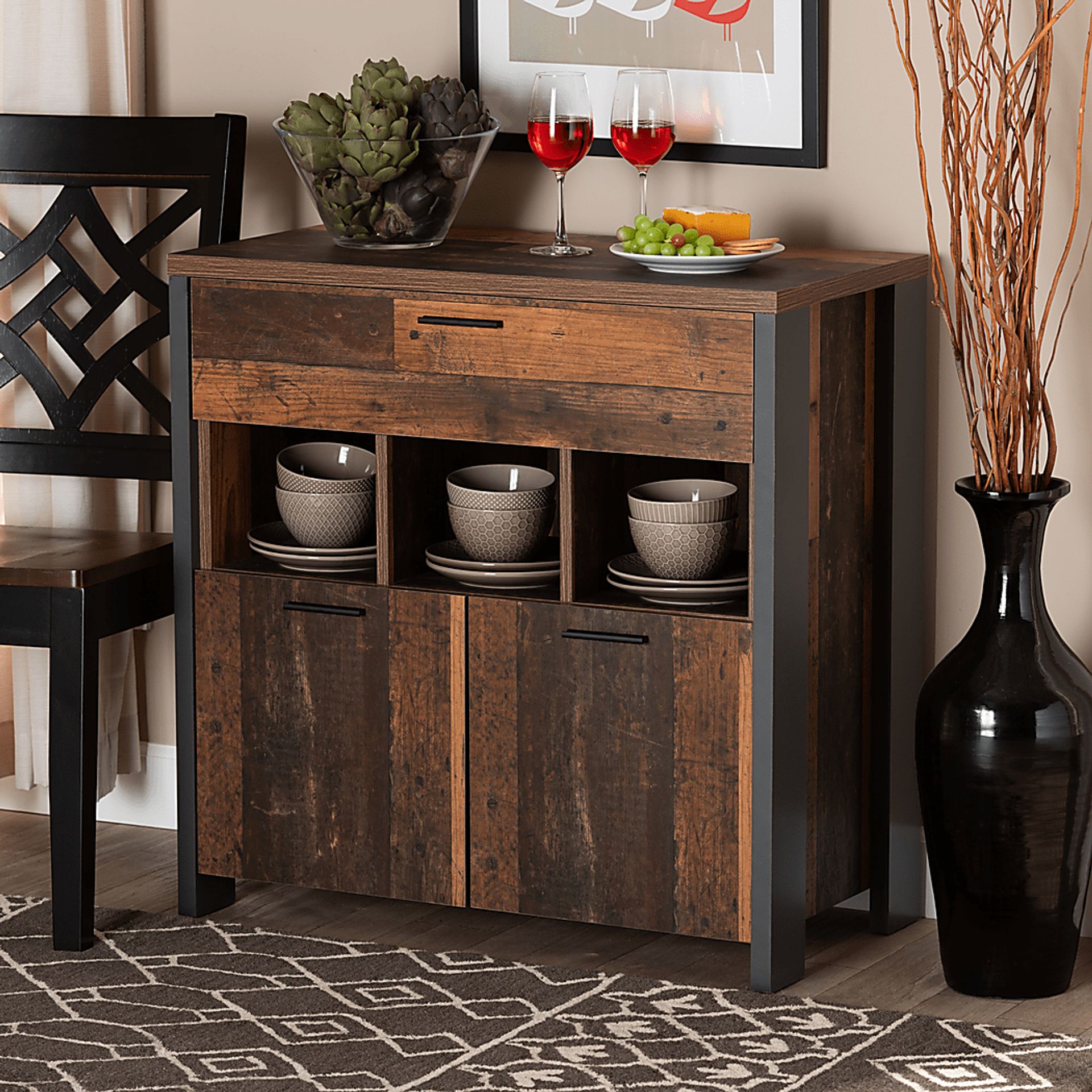 Pamrick Brown Sideboard - Image 2