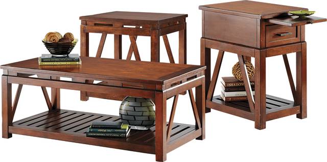 Panama Jack Breezy View Cherry 3 Pc Table Set - Thumbnail - Image 1