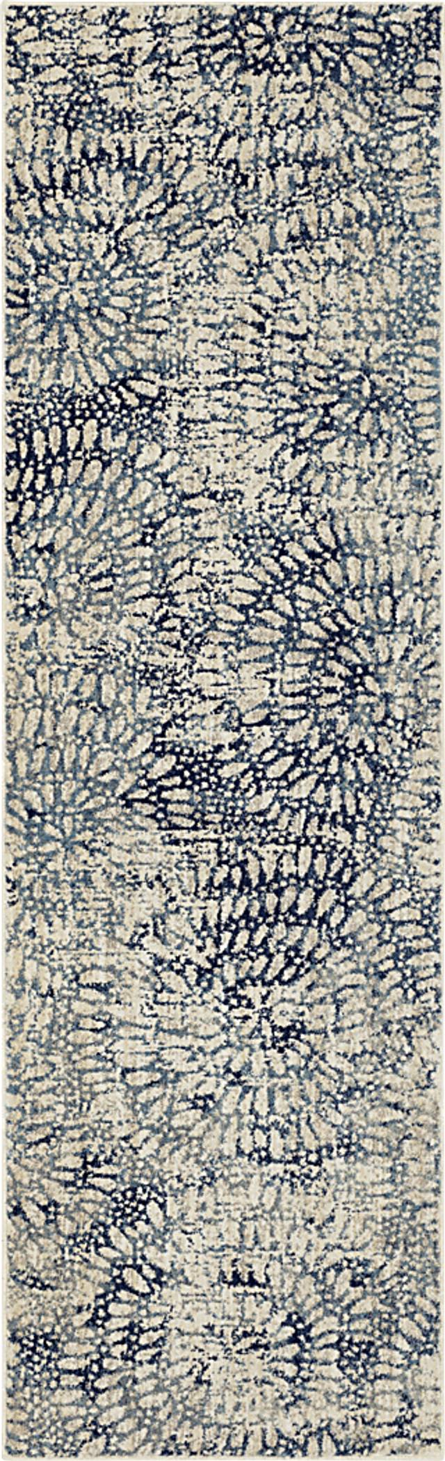 Panavista Aqua 2'4 x 7'10 Rug - Thumbnail - Image 1