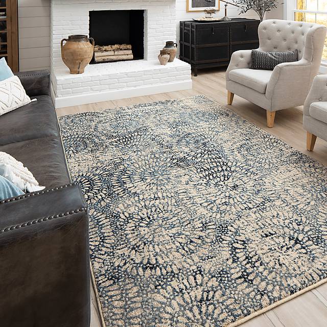 Panavista Aqua 8' x 11' Rug - Thumbnail - Image 9