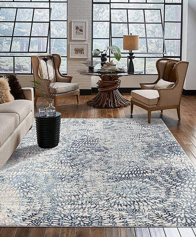 Panavista Aqua 8' x 11' Rug - Thumbnail - Image 10