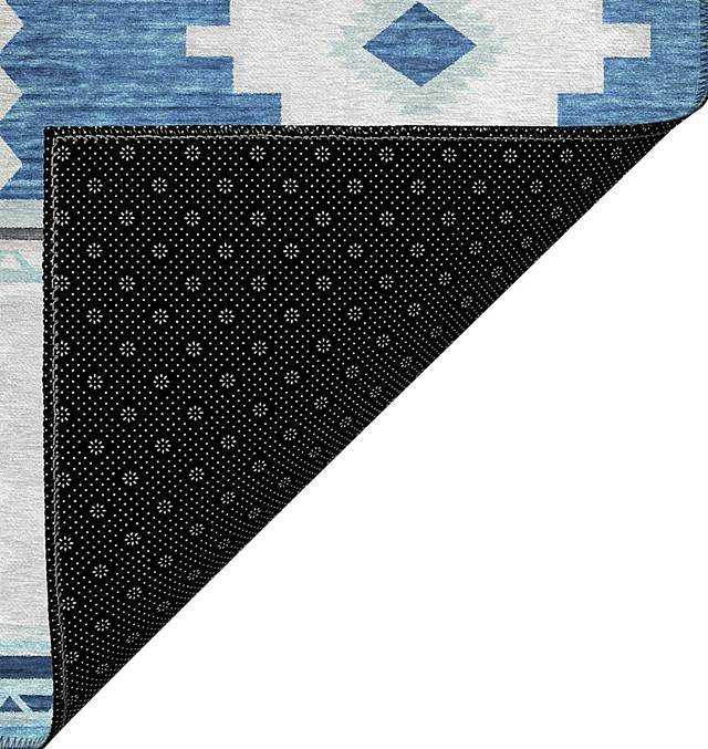 Pandrail Blue 3' x 5' Rug - Thumbnail - Image 4