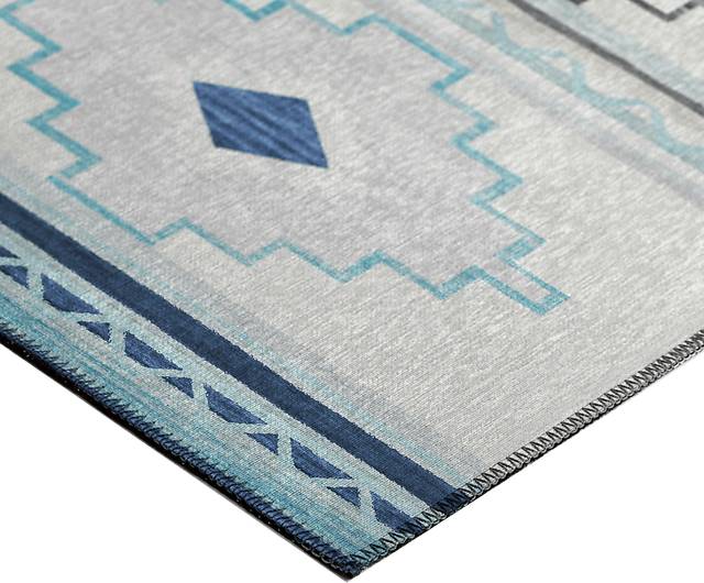 Pandrail Blue 8' x 10' Rug - Thumbnail - Image 3