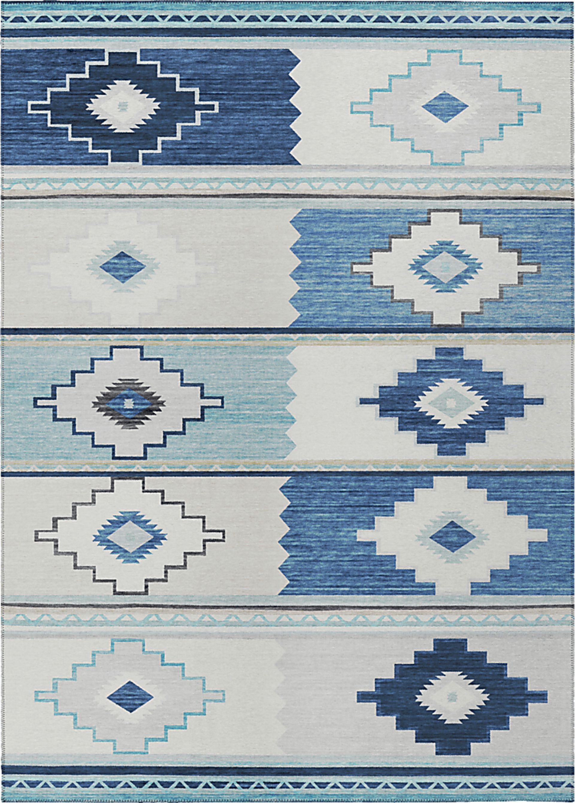 Pandrail Blue 8' x 10' Rug - Image 1