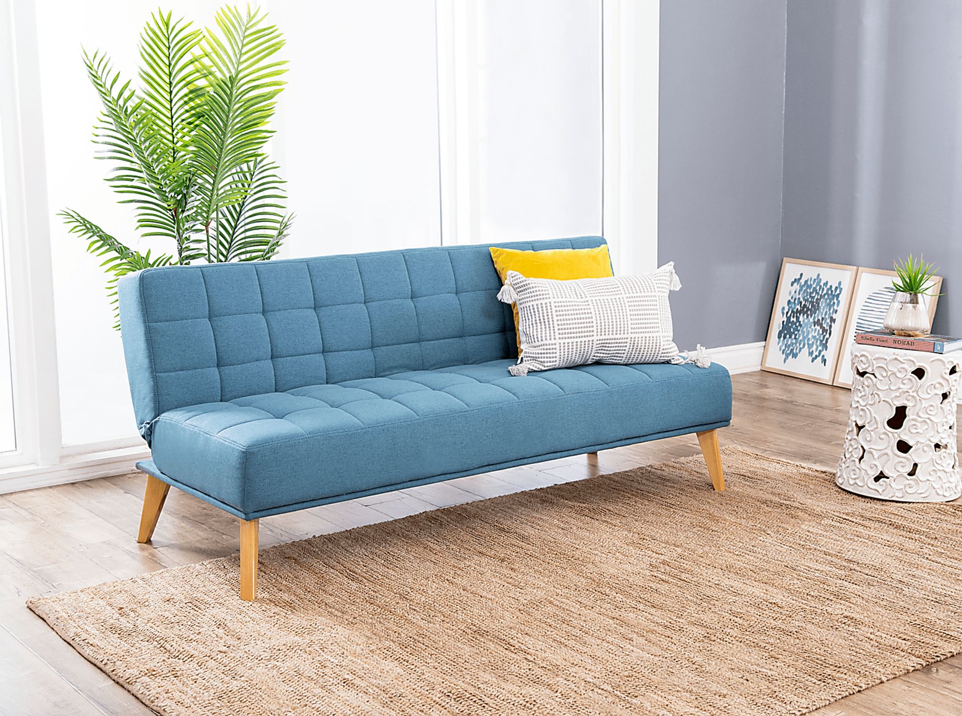 Panetta Blue Futon - Image 4