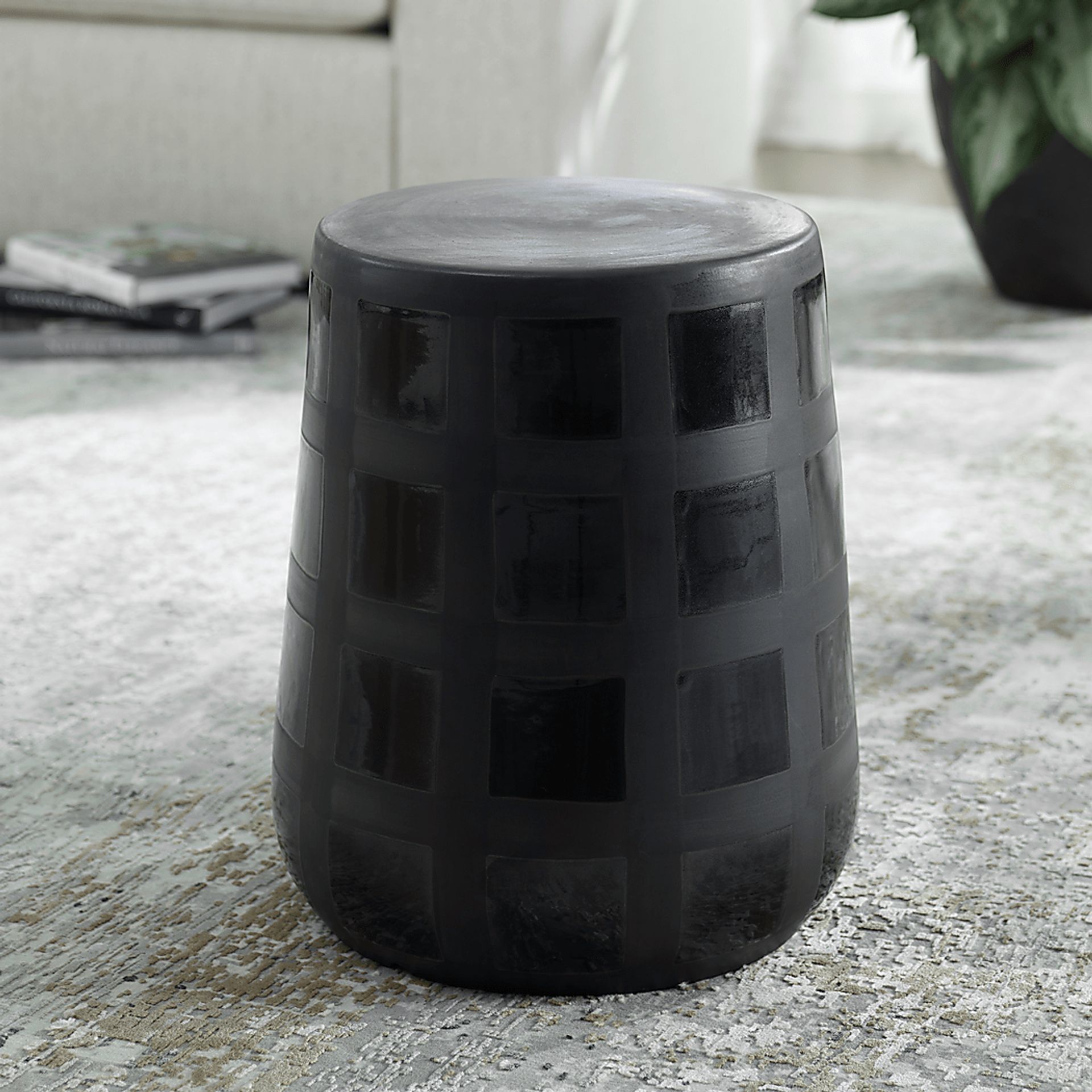Pango Black Stool - Image 2
