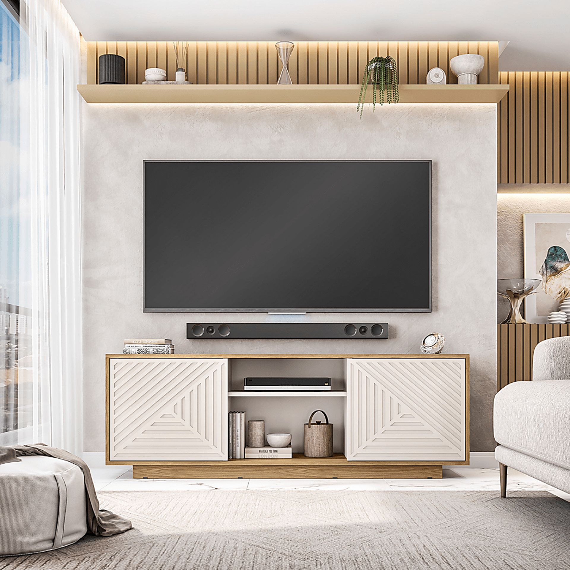 Paniana Oak 63 in. Console - Image 2