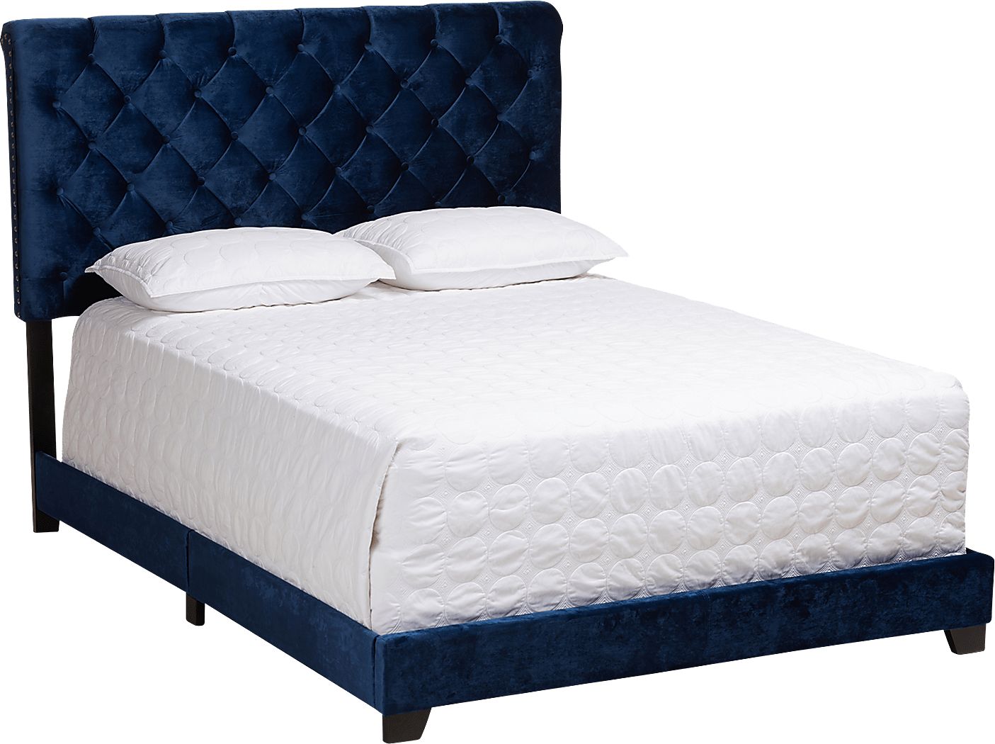 Panola Blue King Bed