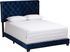 Panola Blue King Bed