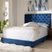 Panola Blue Queen Bed