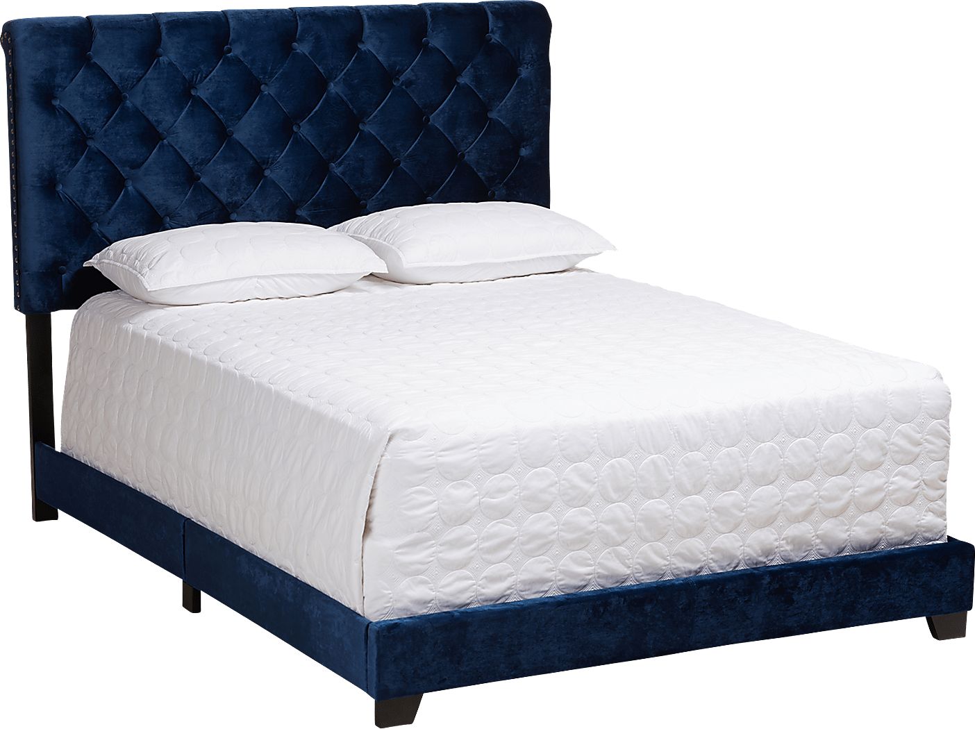 Panola Blue Queen Bed